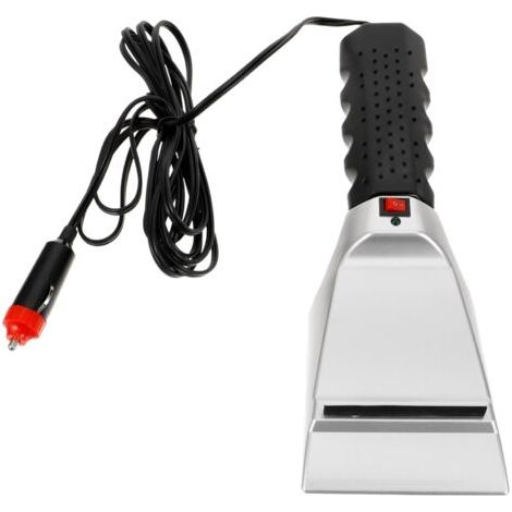 Pelle à neige électrique pour voiture avec lame en plastique anti-rayures Grattoir à glace léger pour éliminer rapidement la neige, le givre et la glace du pare-brise Pratique Longueur du câble : env (1/5)