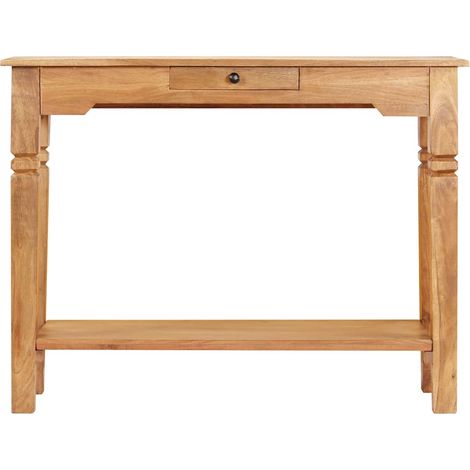 Maison Exclusive - Tavolo Consolle 100x40x76 cm in Legno Massello d'Acacia (1/5)