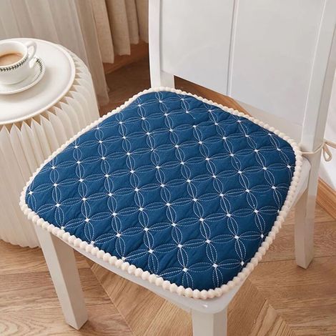 Galette De Chaise 45x43 Dehoussable, Coussins De Chaises Exterieures, AntidéRapant Lavable Coussins De SièGe De Chaise De Salle à Manger (1/5)