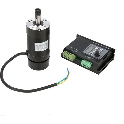 Kit Moteur Broche Sans Balais 400W NVBDL Pilote CNC Vitesse Variable 12000 RPM Contrôle Potentiomètre PWM Tension Externe (1/5)