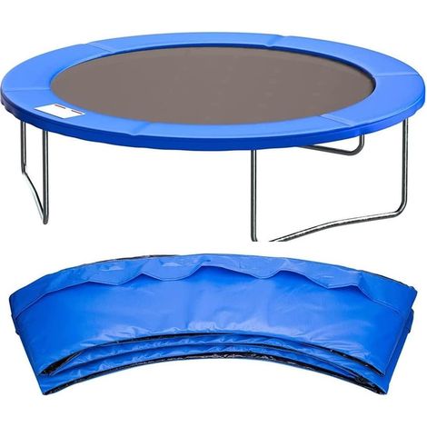 Housse de ressort pour trampoline - Coussin de sécurité de remplacement pour trampoline rond, compatible avec cadre de trampoline rond de 2,4 m (1/4)