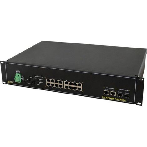 PULSAR 16-port S116 switch for up to 16 IP cameras