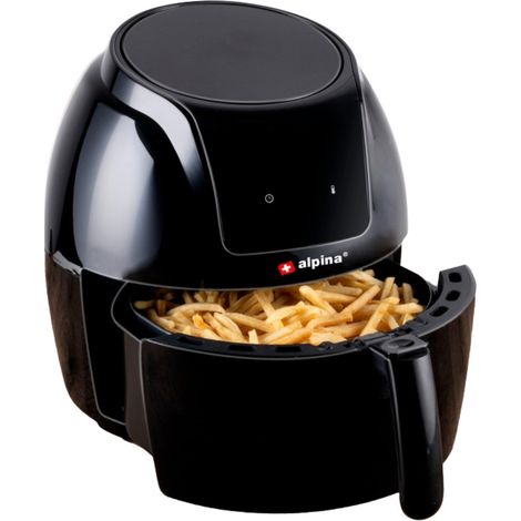 alpina friteuse à air chaud Noir H36.8xl32.5xL39.5cm (1/5)