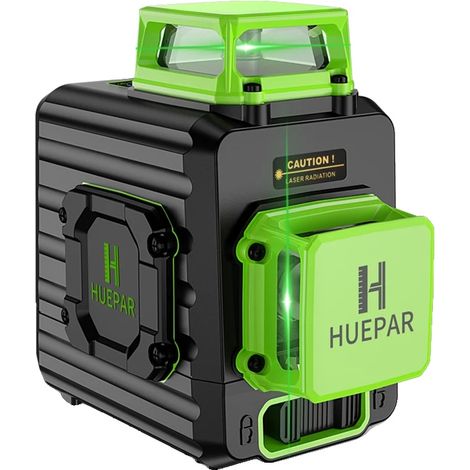 Niveau Laser, Précision ±1/9 Pouce, Projection 360°, Résistance à l'Eau/Poussière IP54, Batterie Li-ion 3.7V, Chargement Type-C (1/5)
