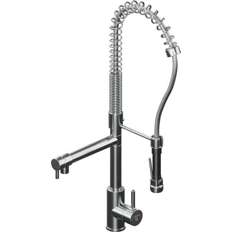 Steinberg Serie 100 Küchenarmatur, mit Handbrause, Ausladung