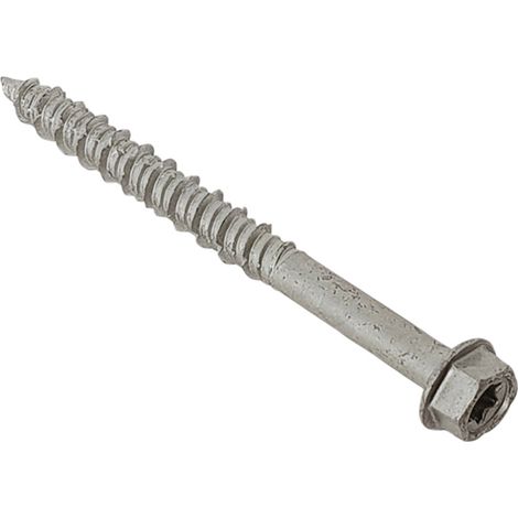 ForgeFix TFMSHT6382 TechFast Masonry Screw TORX Compatible Hex 6.3 x 82mm (Box 100) FORTFMH6382