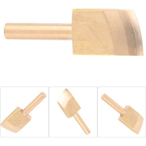 Accessoires pour fer à souder DIY en cuivre pur à température réglable et à pointe chauffante, idéal pour le cuir.