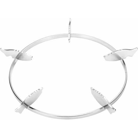 JSSEVN - Anillo de hierro fundido para wok, rejilla para quemador de estufa de gas, soporte universal de hierro fundido para wok de cocina. (1/5)