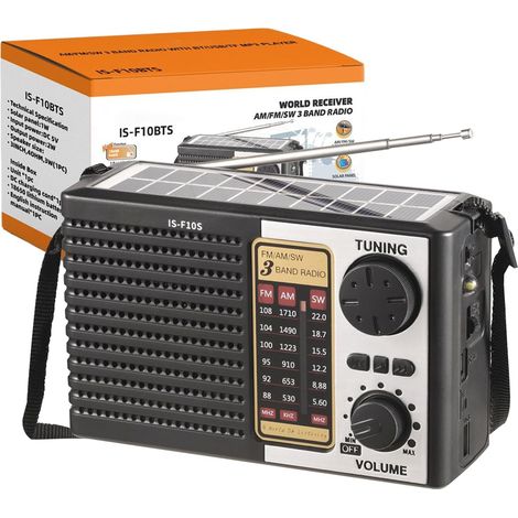 Radio de Survie Météo Survivalisme à Chargeur USB Solaire (1/5)