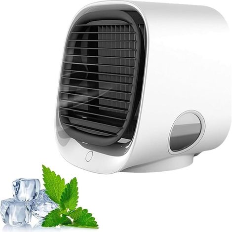 Refroidisseur d'air portable, refroidit en 90 secondes, 3 vitesses de ventilation pour une utilisation domestique (1/5)