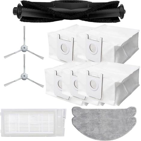 Filtro HEPA cepillos laterales mopa tela bolsas polvo para Xclea H30 robot aspirador hogar barredora limpieza (1/4)
