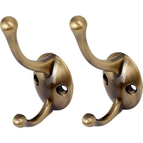 2stk Badezimmer-Zubehör Haushalt Handtasche Regenschirm Metallhaken Schlüssel Handtuchhaken (1/3)