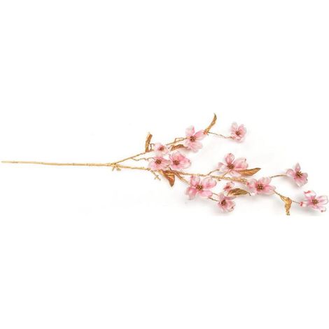 Ramo dorato con ciliegio per decorazione ambienti h 90,5 cm -Bordeaux (1/3)