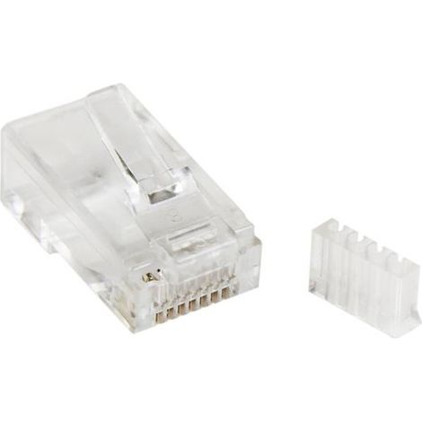 StarTech.com Paquete de 50 Unidades de Conectores RJ45 Cat6 Modulares para Cable Sólido (1/5)
