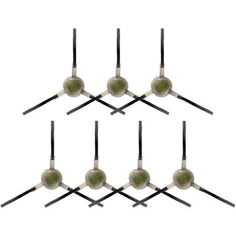 (7 pièces) M210 Brosses latérales pour Lefant M210B/S, M213, M213S, M210 Pro, M210P, OKP Life K2, K3, K3A, K4, K5, M3, Kit d'accessoires, Kit de brosses latérales de remplacement (1/4)
