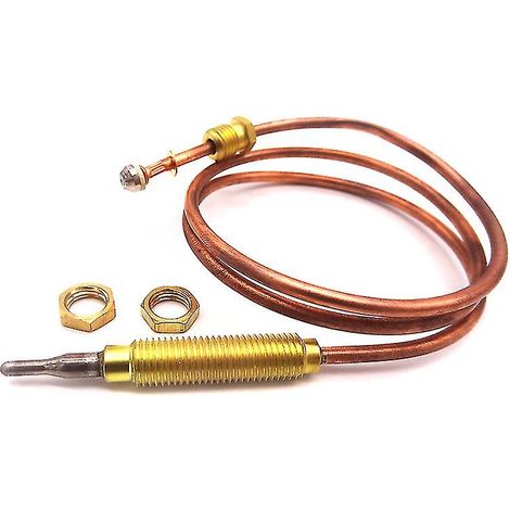 Kit thermocouple à gaz 24", filetage M8x1, capteur de température universel, dispositif de sécurité en cas de défaillance de la flamme. (1/5)