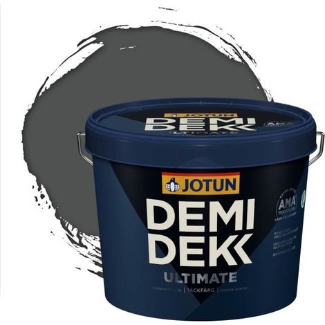 Peinture Bois - DEMI DEKK ULTIMATE - Lasure Opaque Satinée - RAL 7043 - Gris Signalisation (1/2)