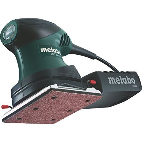 Lijadora orbital FSR 200 Intec - 200W - Bandeja 114 x 102 mm - Caja Metabo