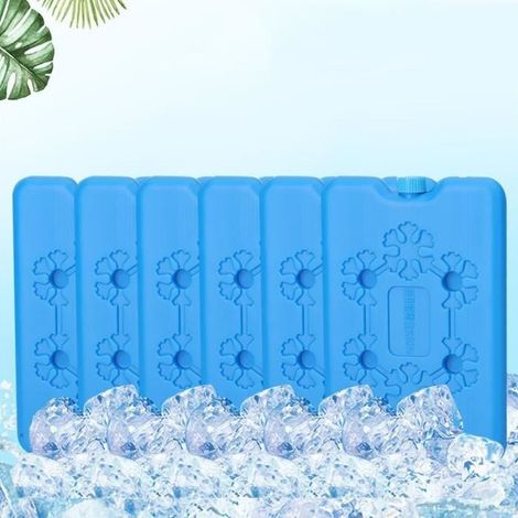 Blocs Réfrigérants,Pain de Glace pour Sac,Glace pour Glacières,Bloc Glace pour Glaciere,Bloc Glace Glacière,6pcs