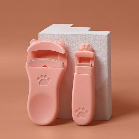 Kit de recourbe cils en forme de griffe de chat professionnel portable en silicone élastique pour un usage quotidien outil de beauté original