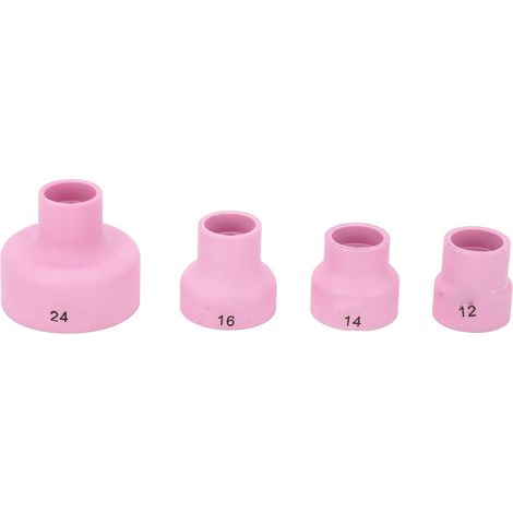 Ensemble 4 Coupelles TIG Céramique Filtre Acier Inox (1/5)