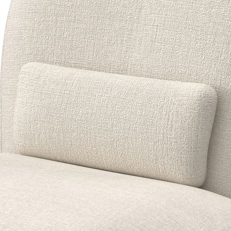 Mömax Stuhl Vittore Creme Chenille Gepolstert drehbar (1/5)