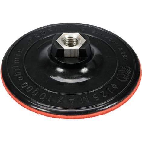 Disco europeo para amoladora angular de 125 mm con velcro 08500 VOREL (1/3)