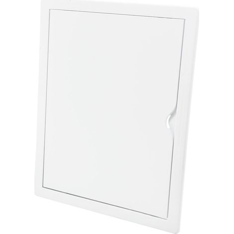 Coperchio di ispezione rettangolare incasso in ABS 20x25cm bianco