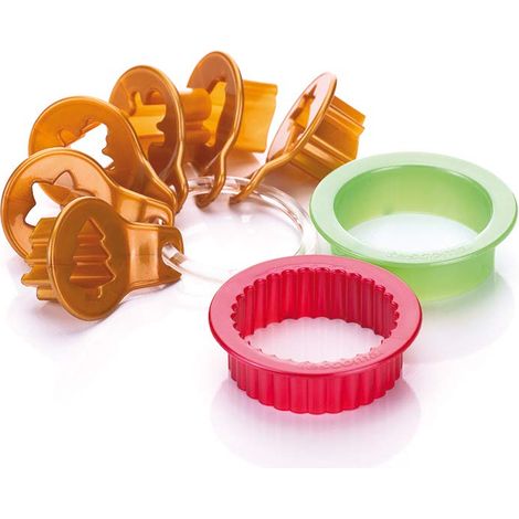 Tescoma 630912 Confezione 8 Tagliabiscotti Natale Delicia (1/5)
