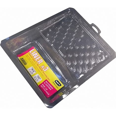 Rutschfester Liner für Farbwanne, 3 Stück.