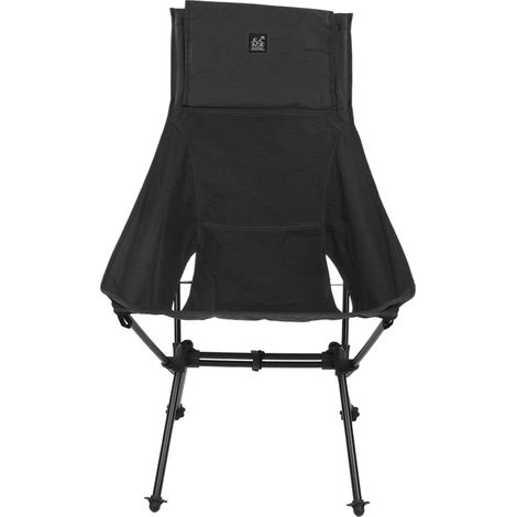 Chaise de camping pliante et portable, multifonctionnelle, idéale pour la randonnée, les voyages, la plage et les pique-niques (noire). (1/5)