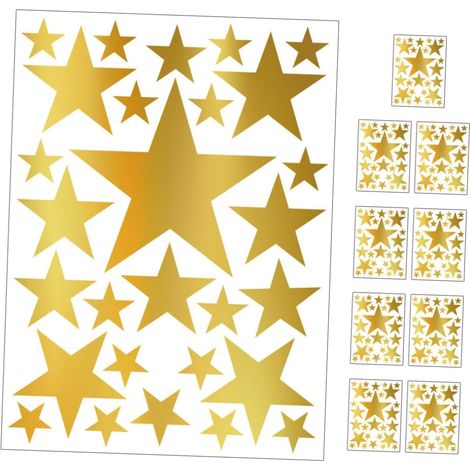 ces Autocollants toiles Dor es Paillettes Stickers Muraux (1/5)