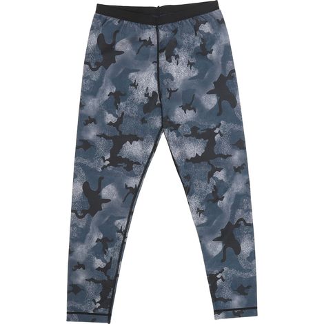 Shorty sauna homme taille haute bleu, leggings courts thermiques pour sport, pantalon de fitness anti-transpiration (1/5)