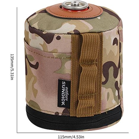Étui pour bouteille de gaz de camping, housse de protection pour cartouche de gaz de barbecue, sac de protection pour bouteille de gaz de pique-nique, équipement de camping extérieur, réchauds de cuis (1/5)