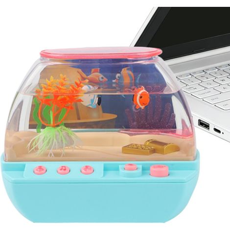 Jouet Aquarium Décoration de chambre avec musique et lumière Aquarium Musical Jouet pour garçons, maison, appartement, meuble TV, salon, chambre, bureau, bibliothèque, vacances (1/5)