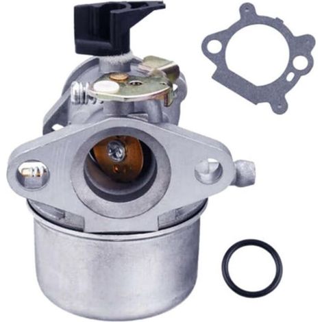 Carburateur de Tondeuse à Gazon pour Briggs pour Stratton 122H02 127702 pour Quantum pour Moteur Carburateur Joint D'étanchéité Kit 498965 698056 Pièces De Rechange Carburateur de Moto (1/4)