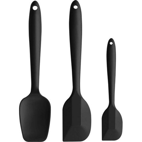 Silikon Teigschaber 3er Set, Hitzebeständig bis 260°C, BPA-frei