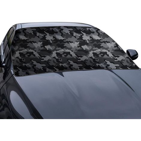 Housse de protection pour pare-brise contre la glace et la neige - Protection solaire pour fenêtres de voiture - Pour l'hiver climat froid camion berline extérieur toit solaire (1/5)