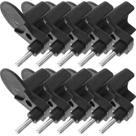Set mit 10 austauschbaren Kettenhaltern für 45/52/58-Kettensägen, Kettenbergungsblock, Antivibrationsdämpfer, kompatibel mit Benzin-Kettensägen, Zubehör