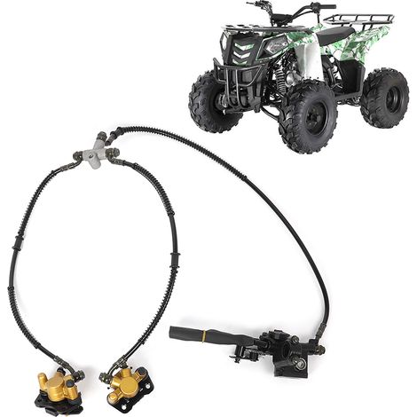 Frein à disque hydraulique avant compatible avec les quads PEACE 110CC et 125CC (1/5)