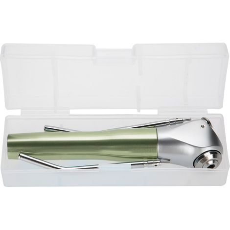 Pistolet dentaire triple voie Air Eau avec seringue et pièce à main (Vert)