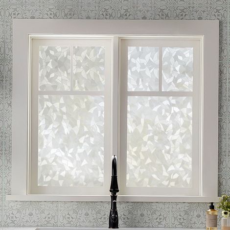 Self-Adhesive 3D Privacy Window Film for Glass Windows (1/5)
