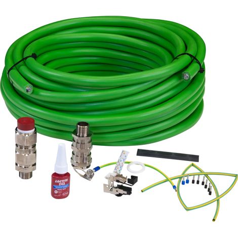 01543-001 cable para cámara fotográfica 10 m Verde
