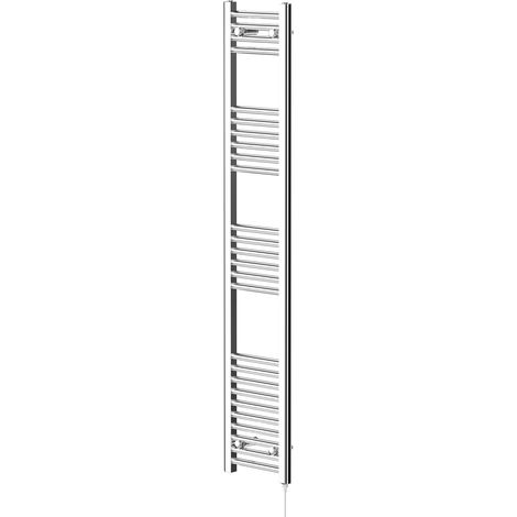 Pizarro Chrome 1600mm x 300mm Straight Electric Heated Towel Rail (1/5)