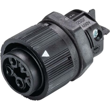 Wieland Electric 46.051.5053.1 Cosse cylindrique mâle embase femelle Nombre total de pôles: 4 + PE Série (connecteur rond): RST® MINI 1 pc(s) S301431 (1/3)