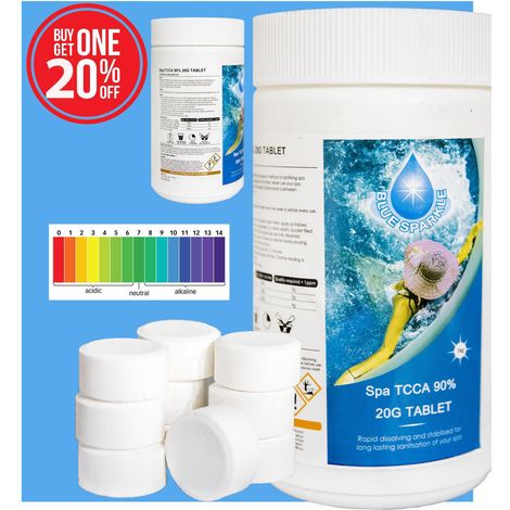 Chlorine Tablets 1kg (20g Each) - Chemical (1/5)
