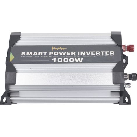 Reiner Sinus-Solarwechselrichter DC12V auf AC110V 1000W mit Typ-C- und USB-Schnellladeanschlüssen und 2 AC-Steckdosen. (1/5)