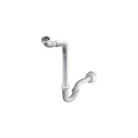 SIFONE CON BRACCIO FLESSIBILE PER LAVABI RECLINABILI- 1 1/4 x 32- BONOM- pezzi 1