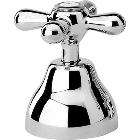 Paini - LIBERTY 400 Maniglia a Croce, Rubinetto lavabo, Bagno, Cromato, Design Liberty, interamente prodotto e lavorato in Italia (1/2)