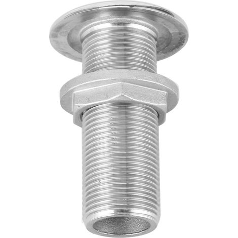 Bouchon de vidange et d'aération pour pont de bateau marin 3/4 po avec quincaillerie en acier inoxydable poli miroir (1/5)